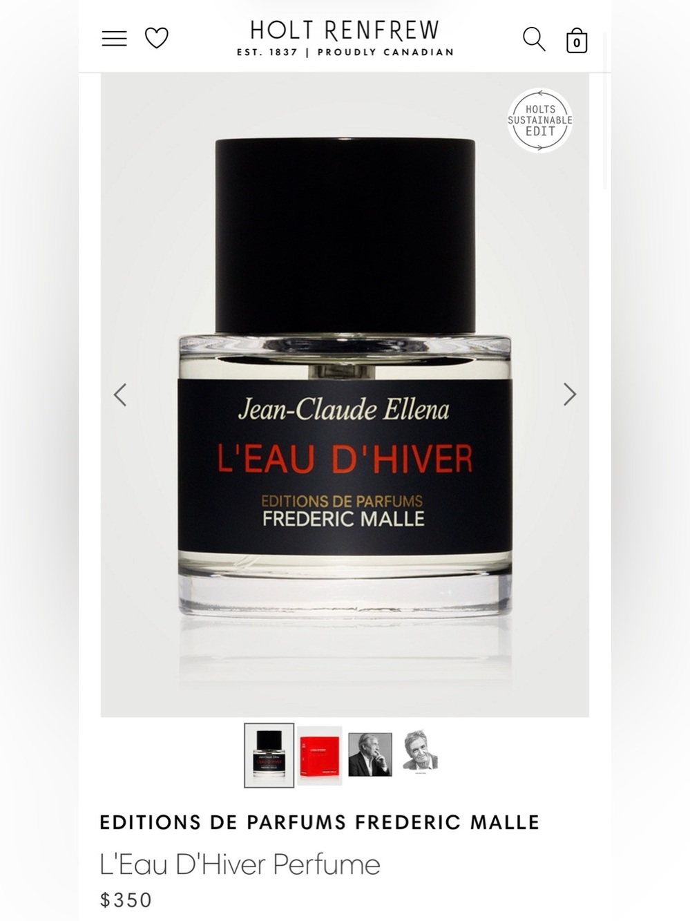 FREDERIC MALLE L'Eau D'Hiver, 50 ML
